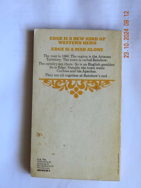 WESTERNS -  EDGE -  GEORGE G. GILMAN -  NO. 3  -  APACHE DEATH