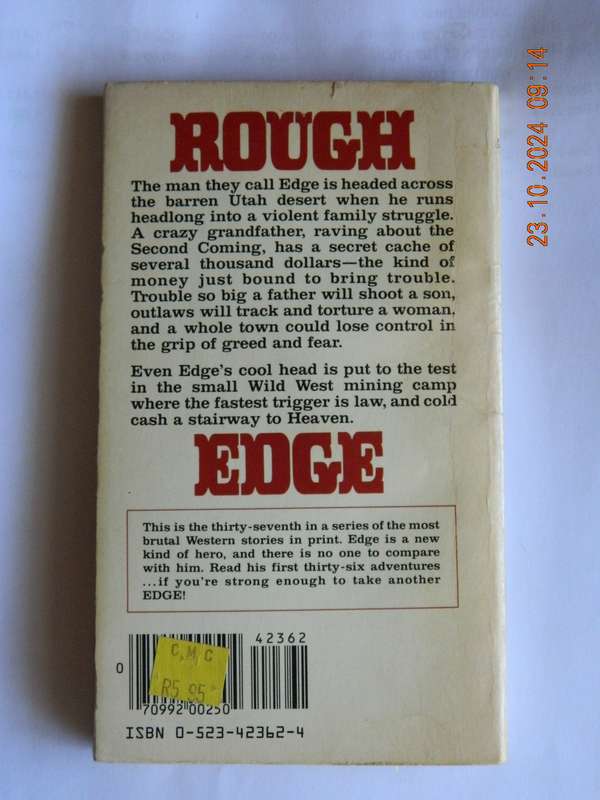 WESTERNS -  EDGE -  GEORGE G. GILMAN -  NO. 37  -  VENGEANCE AT VENTURA