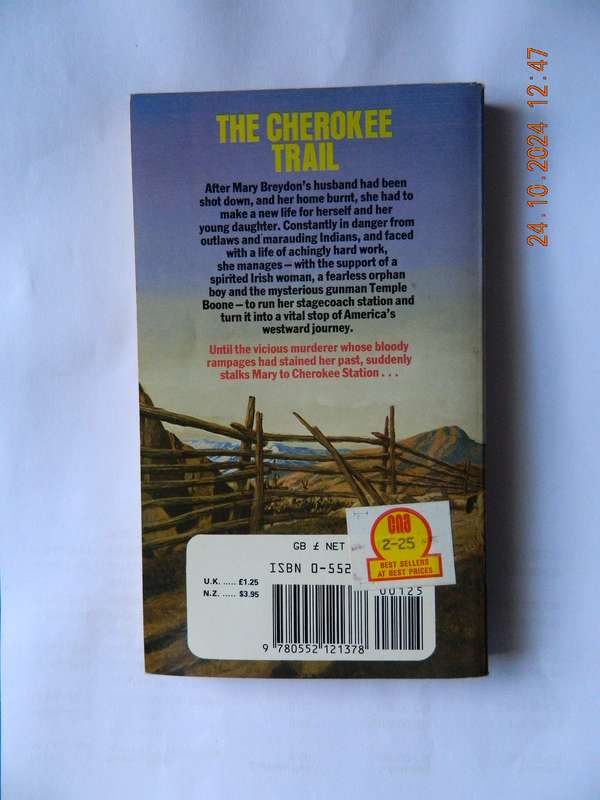 WESTERNS -  LOUIS L'AMOUR -  THE CHEROKEE TRAIL