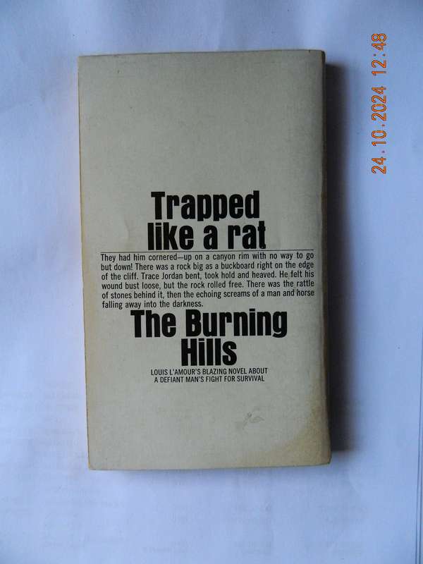 WESTERNS -  LOUIS L'AMOUR -  THE BURNING HILLS
