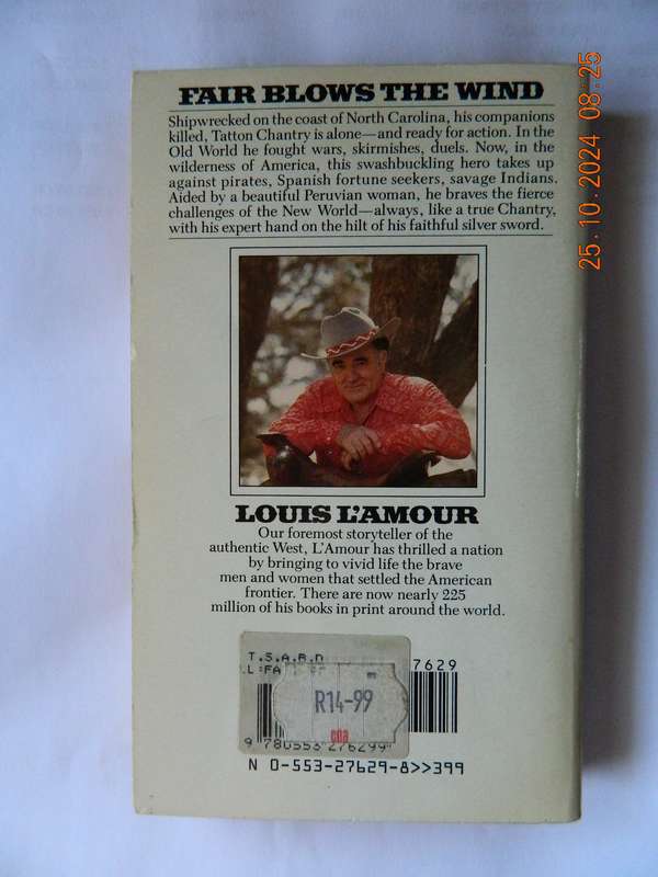 WESTERNS -  LOUIS L'AMOUR -  FAIR BLOWS THE WIND