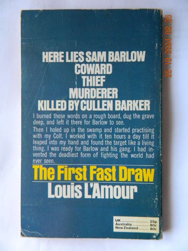 WESTERNS -  LOUIS L'AMOUR -  THE FIRST FAST DRAW
