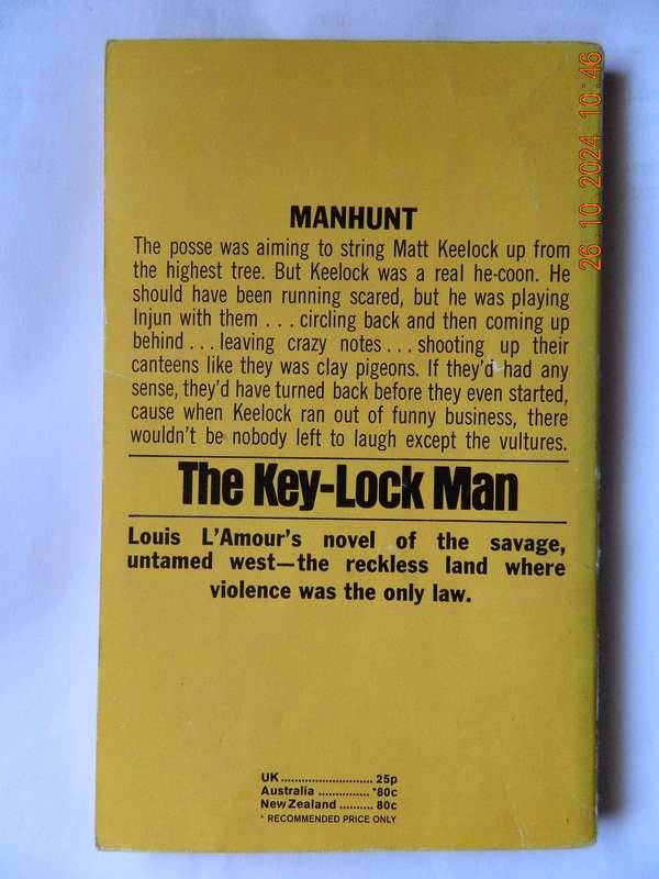 WESTERNS -  LOUIS L'AMOUR -  THE KEY-LOCK MAN