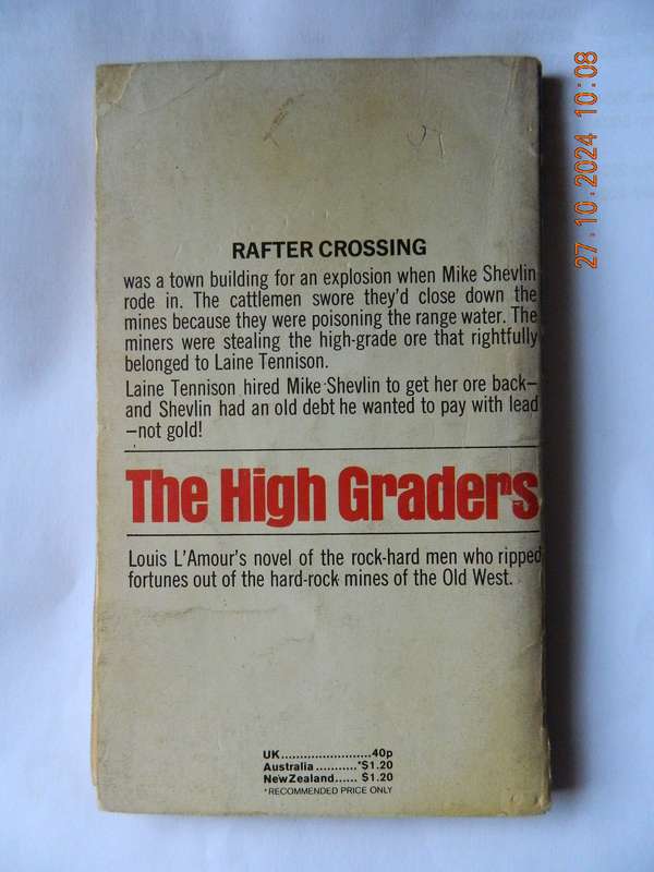 WESTERNS -  LOUIS L'AMOUR -  THE HIGH GRADERS
