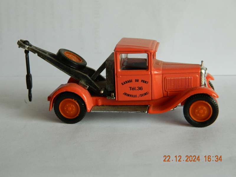 SOLIDO   -   -   CITROEN C4F  -  1930  -  RECOVERY TOW RUCK