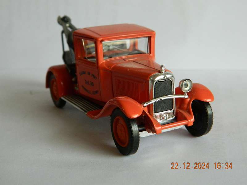 SOLIDO   -   -   CITROEN C4F  -  1930  -  RECOVERY TOW RUCK