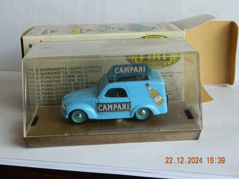 BRUMM  -   55  -  FIAT  500 (CAMPARI)  -  COMMERCIALE