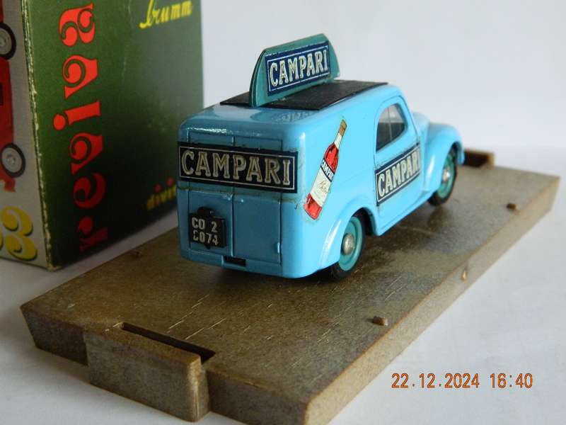 BRUMM  -   55  -  FIAT  500 (CAMPARI)  -  COMMERCIALE