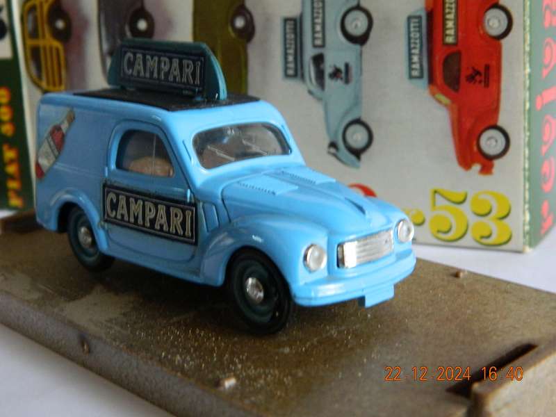 BRUMM  -   55  -  FIAT  500 (CAMPARI)  -  COMMERCIALE