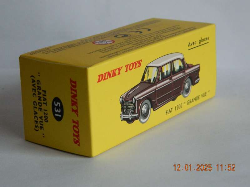 DEAGOSTINI - DINKY TOYS  -  531  -  FIAT 1200