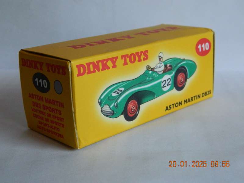DEAGOSTINI - DINKY TOYS  - 110  -  ASTON MARTIN DB3S