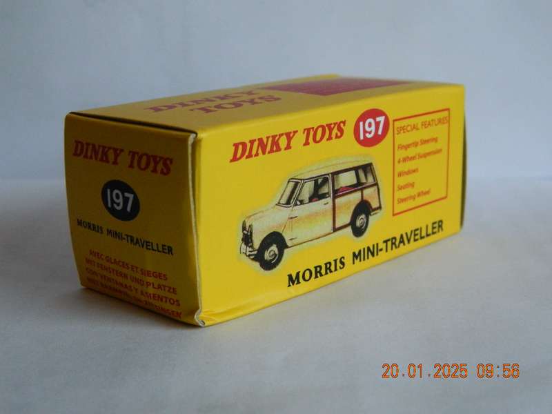 DEAGOSTINI - DINKY TOYS  - 197  -  MORRIS MINI-TRAVELLER