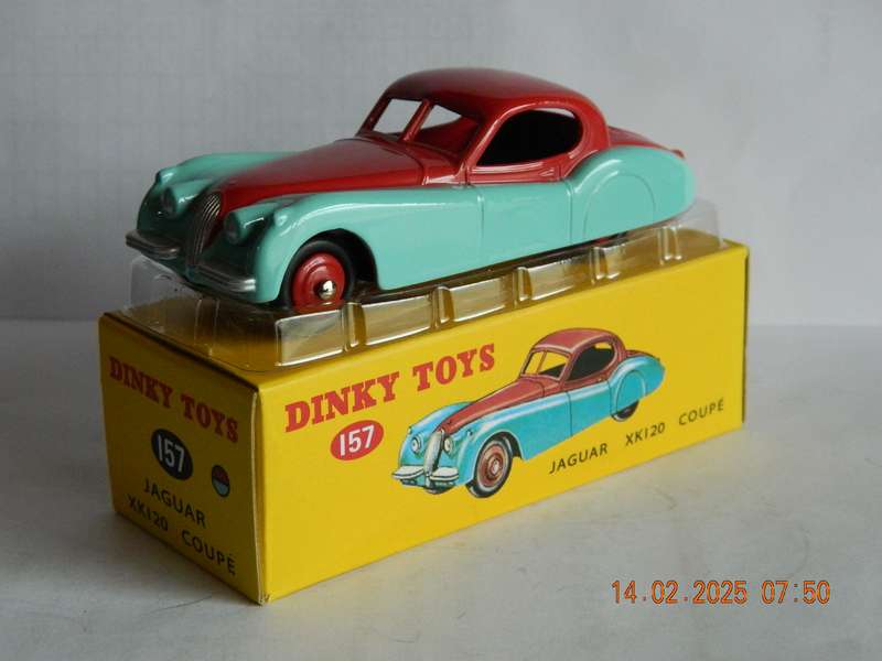 DEAGOSTINI - DINKY TOYS  -  157  -  JAGUAR  XK120 COUPE