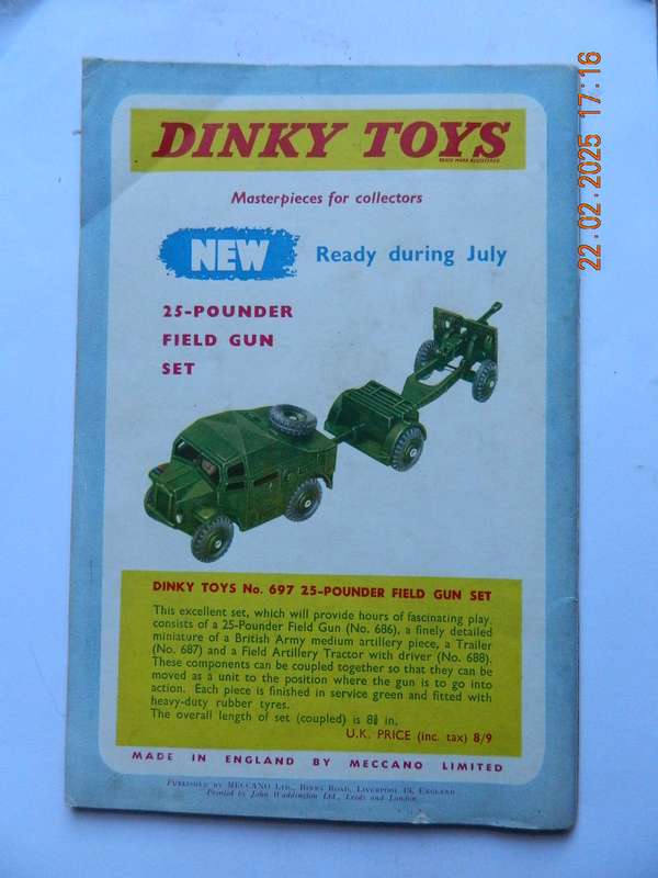 DINKY TOYS  -  MECCANO MAGAZINE  -  VOL. XLII  NO. 7  -  JULY  1957