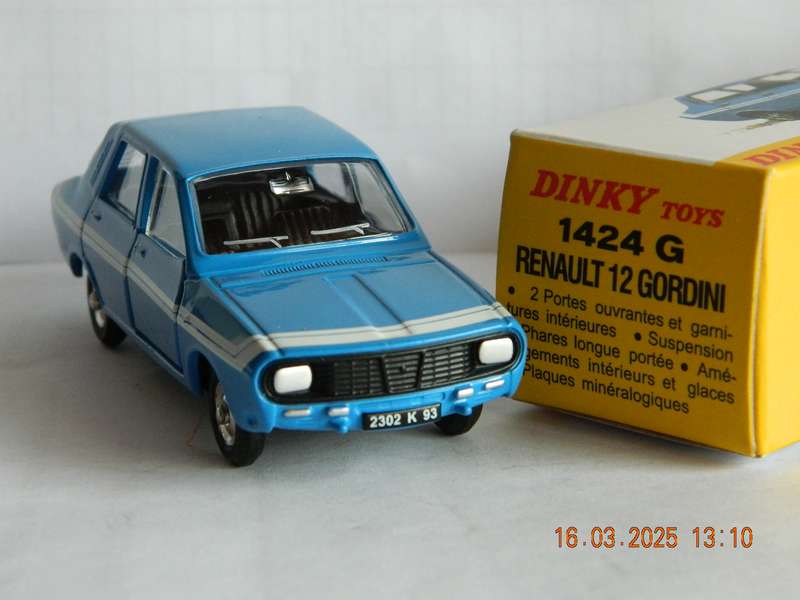 DEAGOSTINI - DINKY TOYS  -  1424 G  -  RENAULT 12 GORDINI