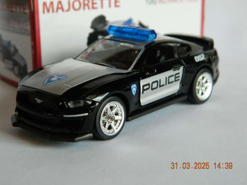 MAJORETTE  -  204D  -  FORD MUSTANG GT POLICE