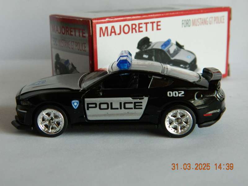 MAJORETTE  -  204D  -  FORD MUSTANG GT POLICE