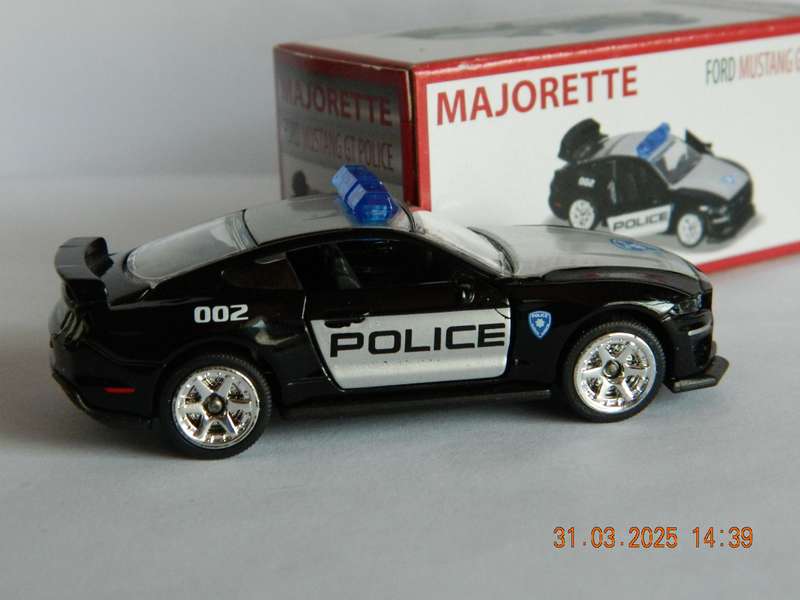 MAJORETTE  -  204D  -  FORD MUSTANG GT POLICE