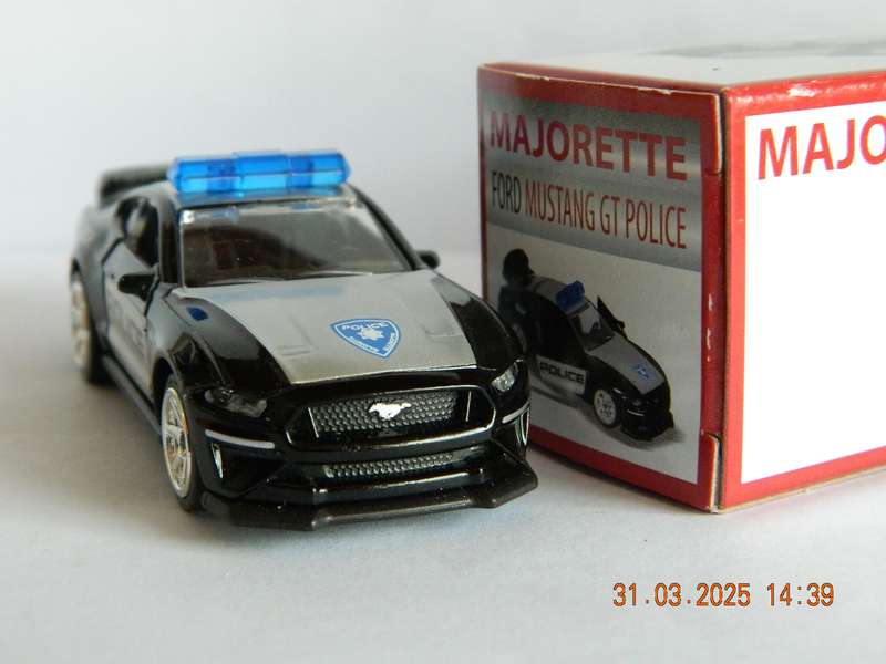 MAJORETTE  -  204D  -  FORD MUSTANG GT POLICE