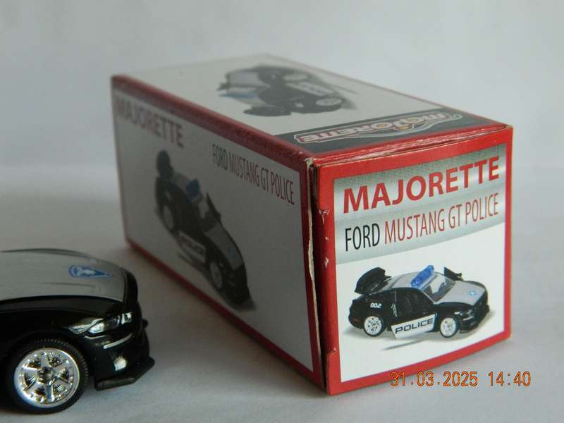 MAJORETTE  -  204D  -  FORD MUSTANG GT POLICE