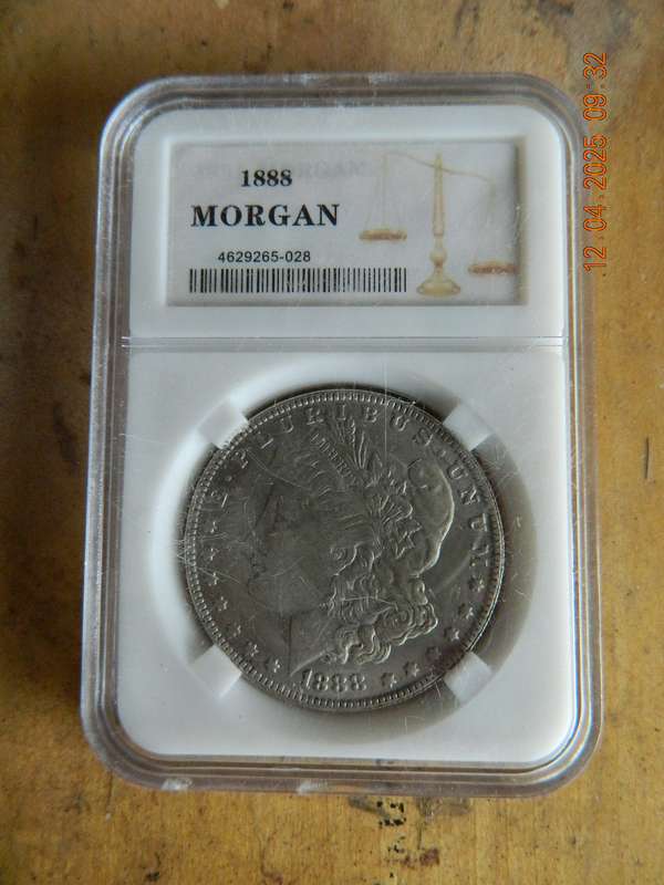 UNITED STATES OF AMERICA  -  1888  -  MORGAN DOLLAR COIN