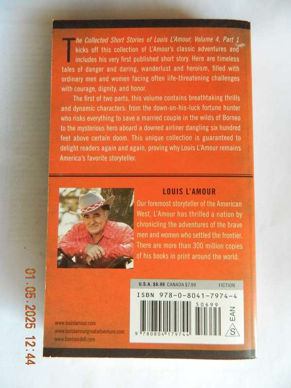 COLLECTED SHORT STORIES -  LOUIS L'AMOUR -  VOLUME FOUR - PART 1  -  ( 26 STORIES )