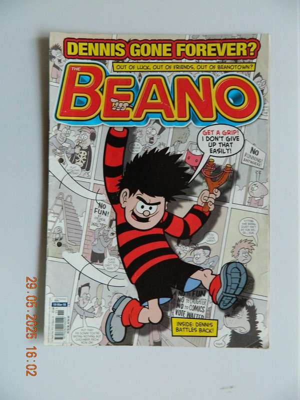 THE BEANO  -  COMIC  -  SOFT COVER