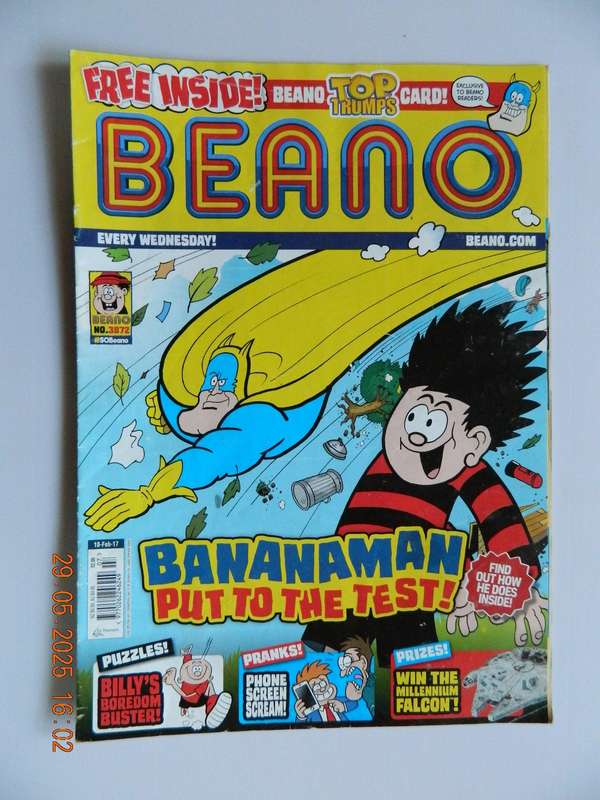 THE BEANO  -  COMIC  -  SOFT COVER