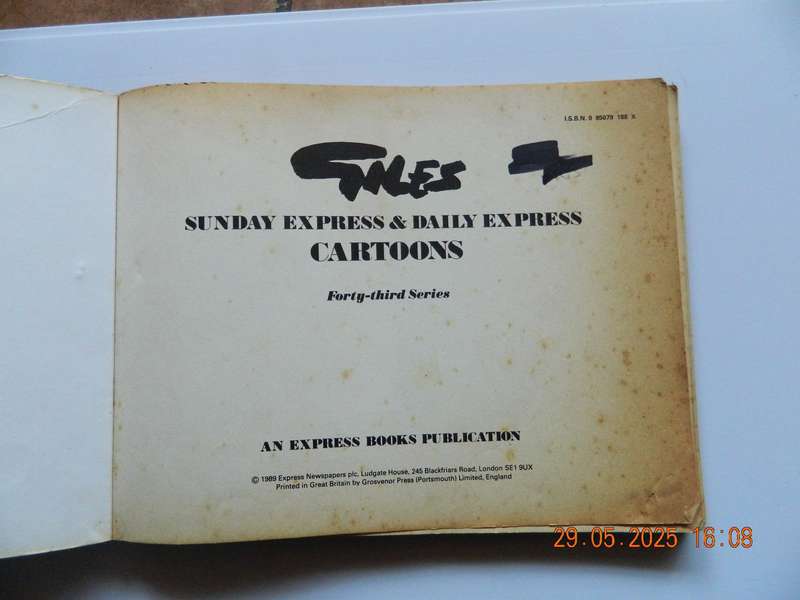 GILES  -  SUNDAY EXPRESS & DAILY EXPRESS  -  CARTOONS  -  FORTY- THIRD SERIES  -  1988