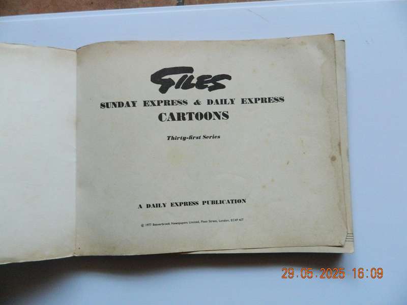 GILES  -  SUNDAY EXPRESS & DAILY EXPRESS  -  CARTOONS  -  THIRTY- FIRST SERIES  -  1977