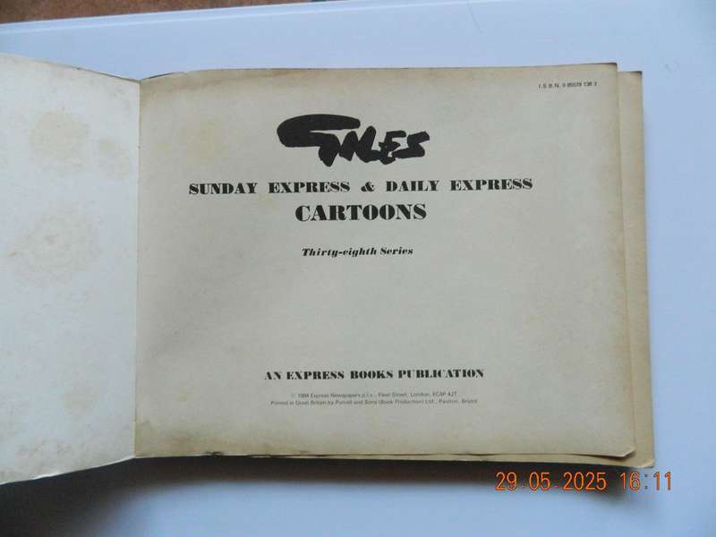 GILES  -  SUNDAY EXPRESS & DAILY EXPRESS  -  CARTOONS  -  THIRTY- EIGHTH SERIES  -  1984