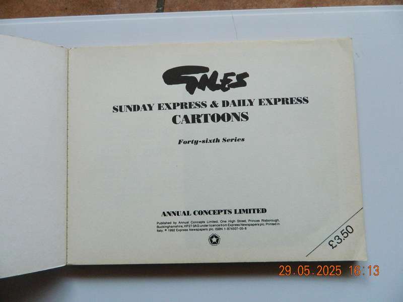 GILES  -  SUNDAY EXPRESS & DAILY EXPRESS  -  CARTOONS  -  FOURTY- SIXTH SERIES  -  1992