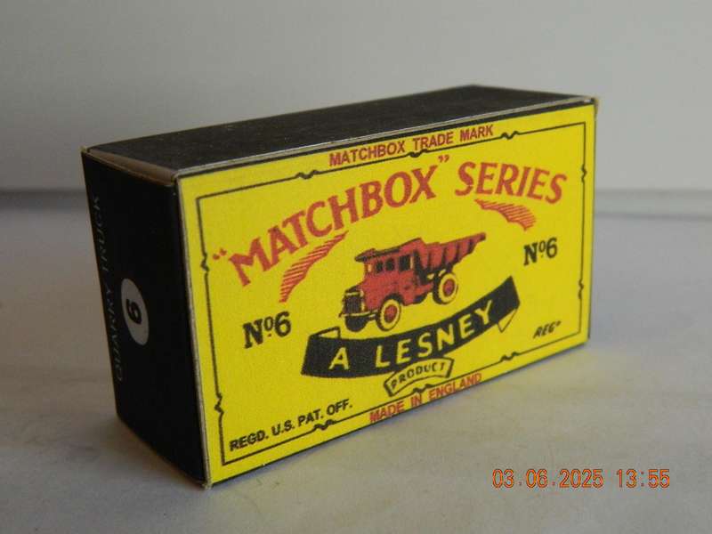 MATCHBOX SERIES  - 6  -    QUARRY TRUCK  (55MM)