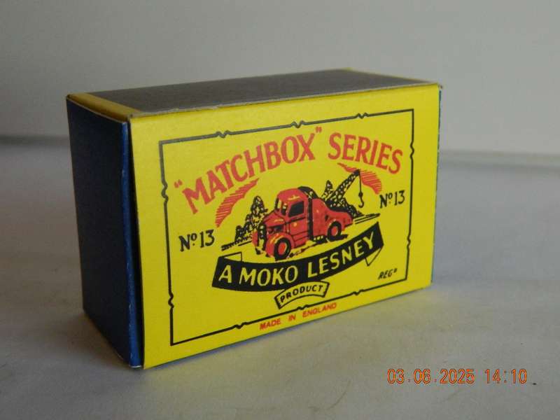 MATCHBOX SERIES  -  13   -  BEDFORD WRECK TRUCK -  (51MM)