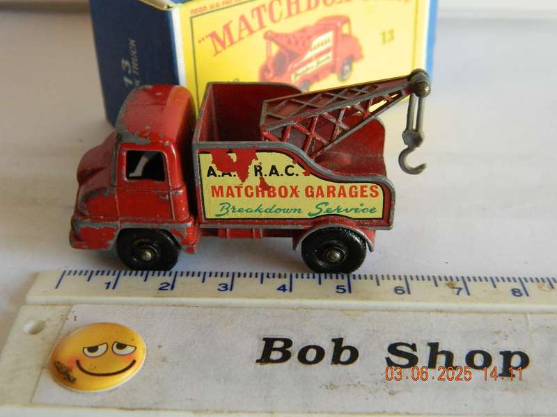 MATCHBOX SERIES  -  13   -  THAMES TRADER WRECK  TRUCK