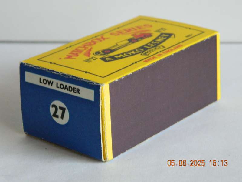 MATCHBOX SERIES  -  27  -  BEDFORD LOW LOADER -  (78MM)