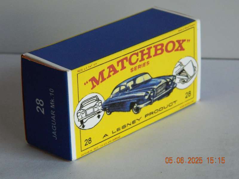 MATCHBOX SERIES  -  28  -  JAGUAR MK10
