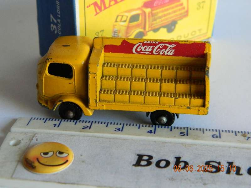 MATCHBOX SERIES  -  37  -   KARRIER BANTAM LORRY  -  'COCA-COLA'