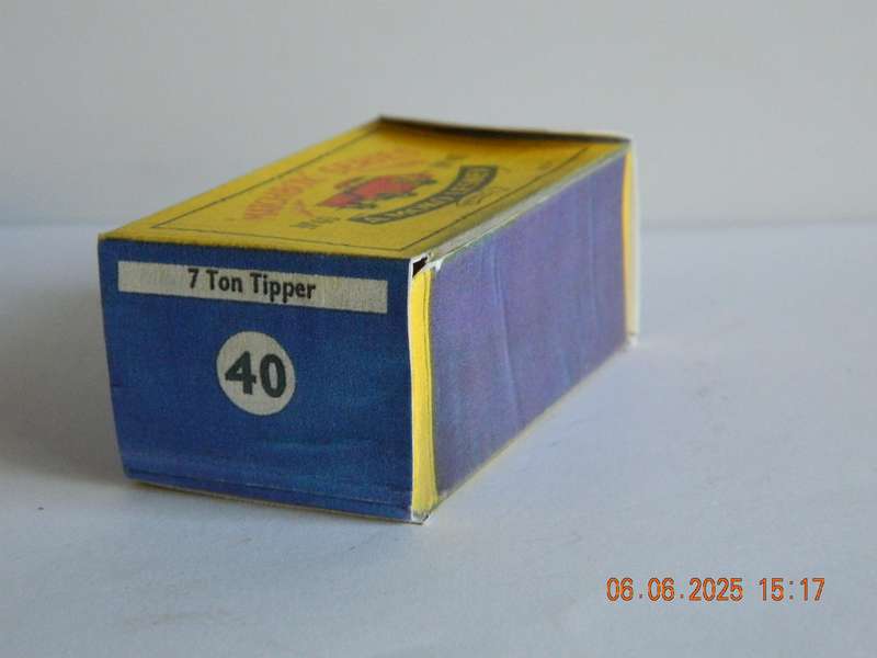 MATCHBOX SERIES  -  40  -   BEDFORD 7 TON TIPPER