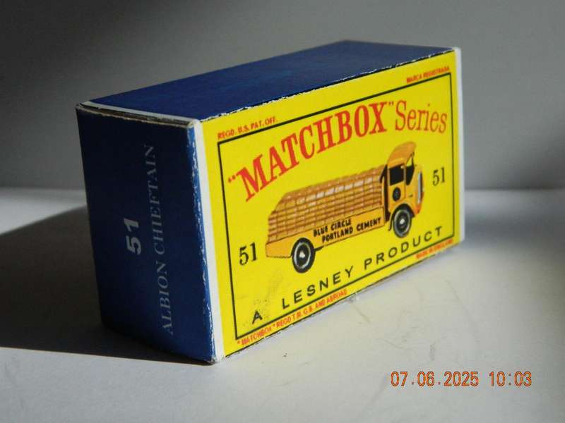MATCHBOX SERIES  -  51  -  ALBION CHIEFTAIN