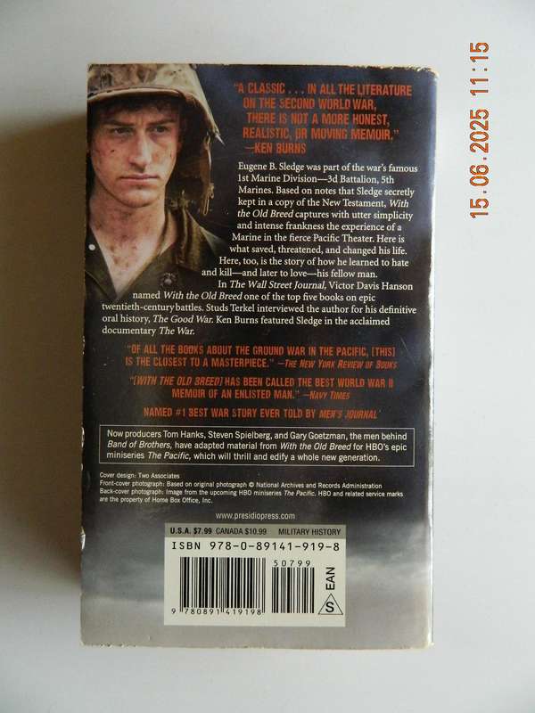 WITH THE OLD BREED  -  E. B. SLEDGE  -  -  WAR
