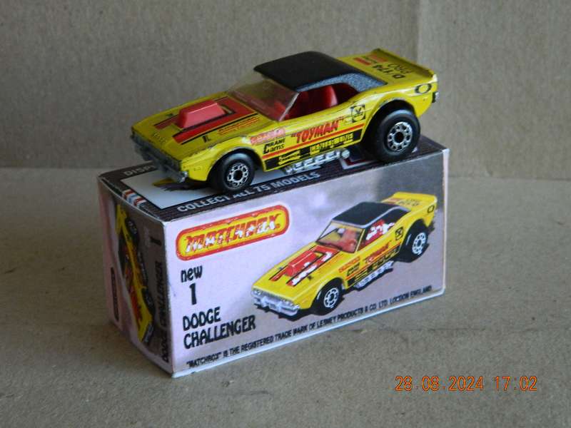 MATCHBOX SUPERFAST  -  1  -   DODGE CHALLENGER
