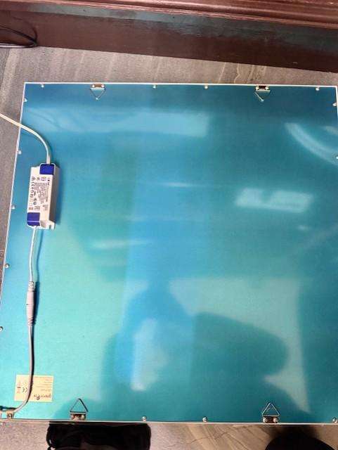 Pack of 6 (30W) Cool White Led Steel Frame LED Light Panel 595x595x15mm With Honey Comb Deffuser