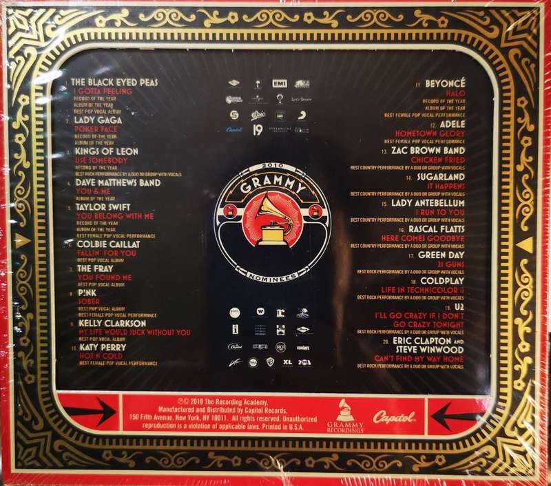 2010 Grammy Nominees (CD) [New]