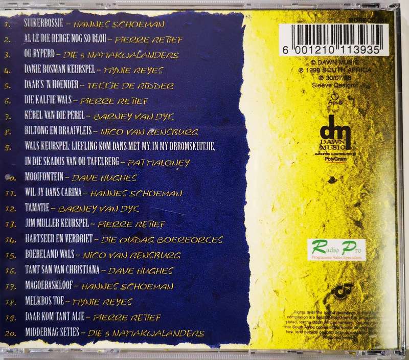 20 Lekker Dans - Boeremusiek Treffers (CD) [New]