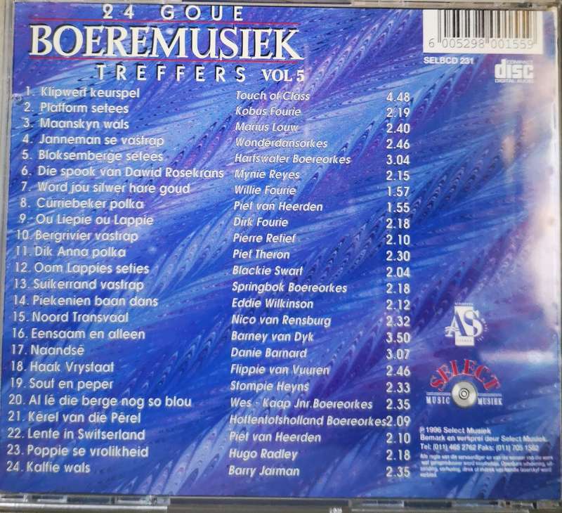 24 Goue Boeremusiek Treffers Vol 5 (CD)