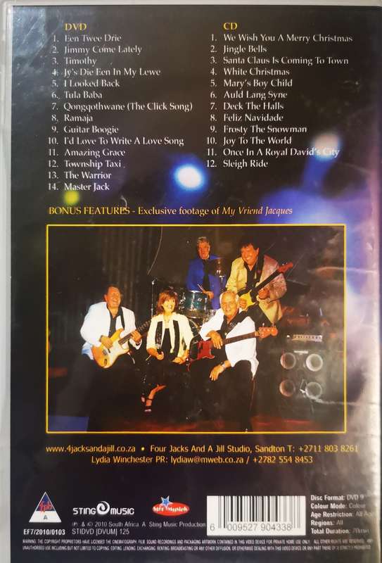 4 Jacks and A Jill - Filmed at the Victory Theatre (DVD+CD) (Signed by Glenys Lynne)
