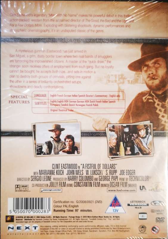 A Fistful of Dollars (DVD)