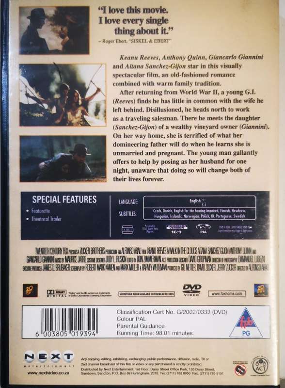 A Walk In the Clouds (DVD)
