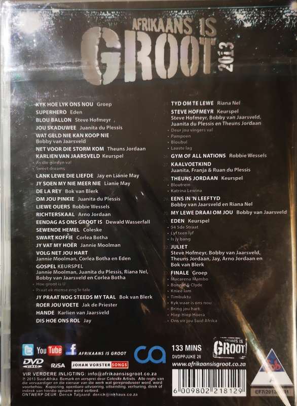 Afrikaans Is Groot 2013 - Die Konsert PnP (DVD)